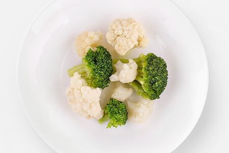 Брокколи с цветной капустой