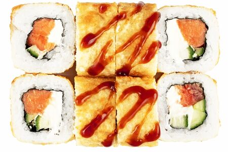 Рыжий с лососем