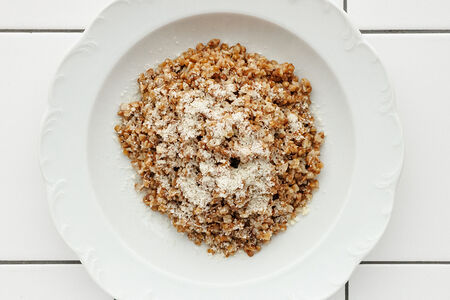 Греча с пармезаном