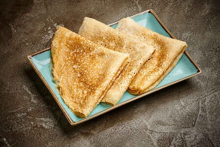 Блины со сгущенным молоком