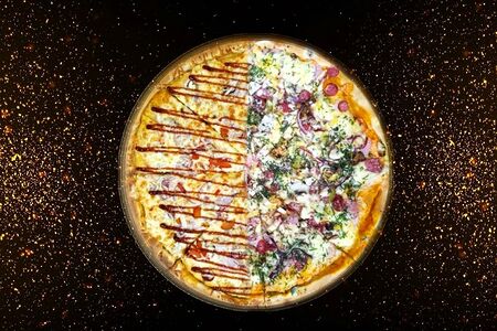 Пицца 50/50 Мясная и Баварская