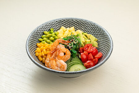 Поке с креветками