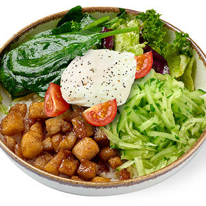 Боул с курицей терияки