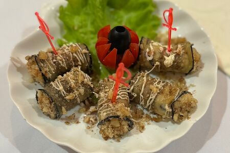 Баклажаны с ореховой начинкой