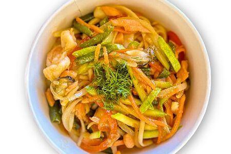 Вок с морепродуктами