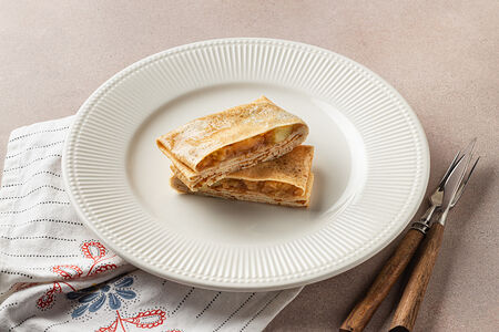 Блины с яблоком