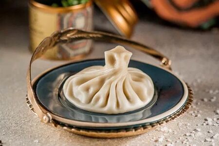 Хинкали с курицей и сыром