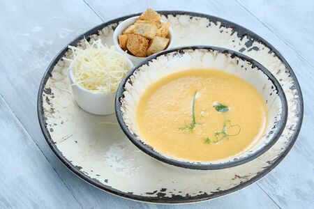 Крем-суп чечевичный