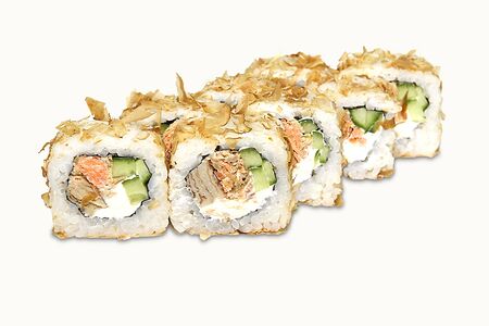 Лосось терияки в стружке тунца 4 шт.