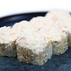 Ролл Спайси с гребешком