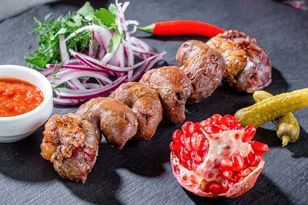 Шашлык из бараньих почек