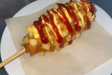 Корн-дог с фри