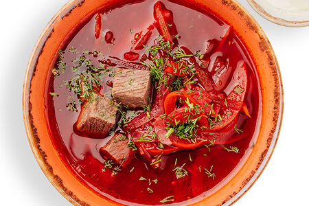 Борщ со сметанкой