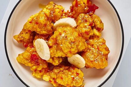 Корейский чикен в банановой панировке