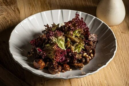 Теплый салат 