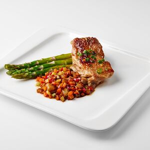 Куриное бедро со спаржей fitchicks