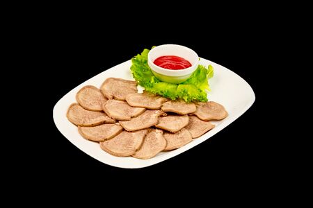 Язык говяжий с хреном