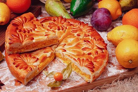 Цитрусовый пирог 