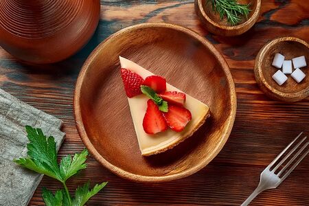 Чизкейк клубничный