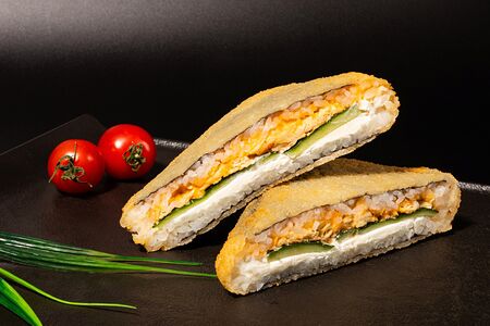 Сэндвич ролл с курицей