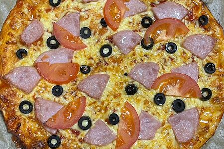 Ветчина и маслины