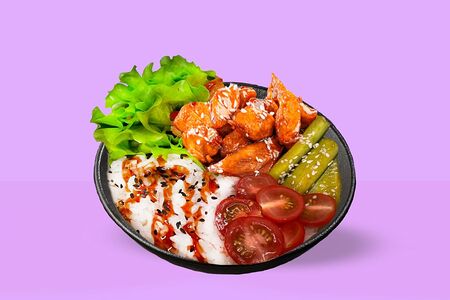 Донбури с курицей терияки