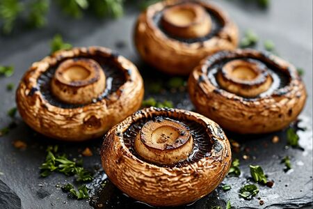 Грибы на углях