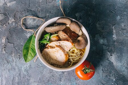 Суп Рамен с курицей