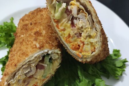 Сырная шаурма в кляре