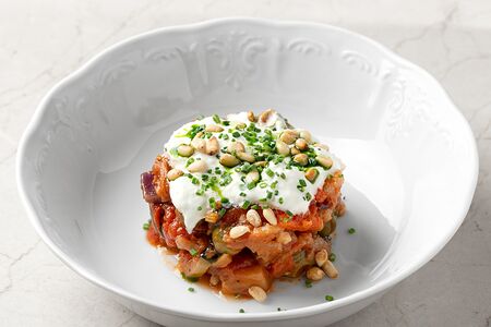 Капоната со страчателлой