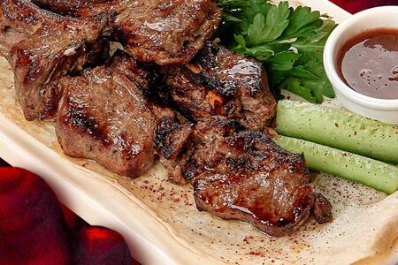Шашлык из каре ягненка