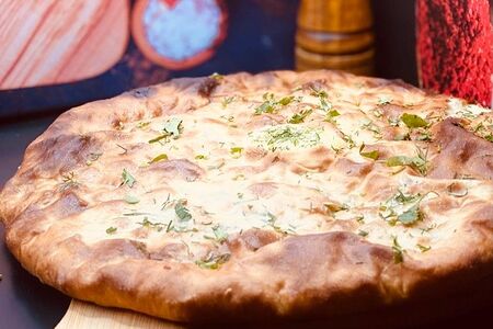  Осетинский пирог с сыром и зеленью