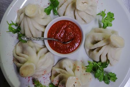 Хинкали из говядины отварные 