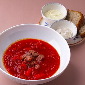 Суп дня: Борщ с говядиной