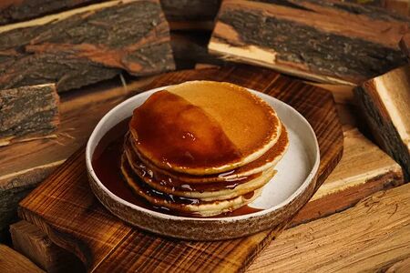 Панкейки с сиропом
