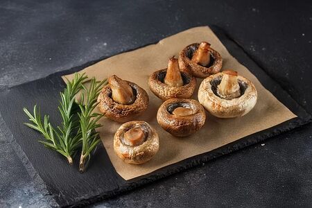 Шампиньоны на углях