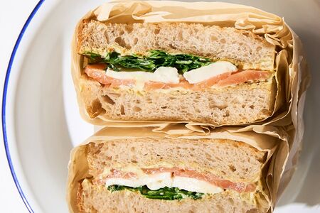 Сэндвич с лососем