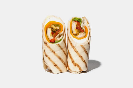 Сэндвич-ролл с курицей и сыром