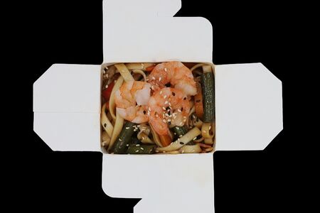 Удон с креветкой