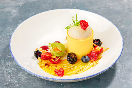 Чизкейк манго-маракуйя