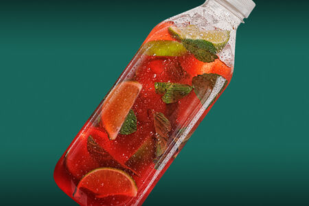 Мохито клубничный безалкогольный