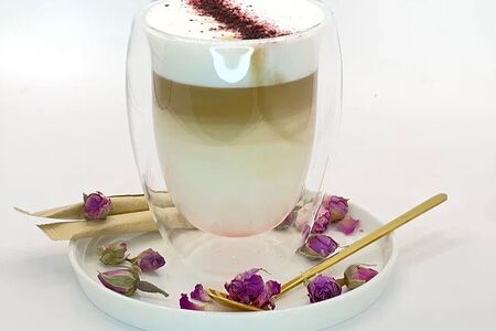 Цветочный латте 