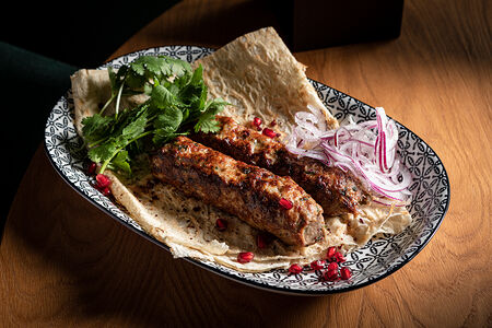 Люля-кебаб из говядины и свинины