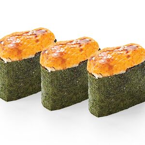 Запеченные суши с креветкой