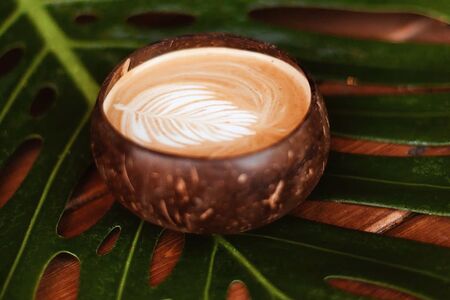 Двойной гавайский капучино