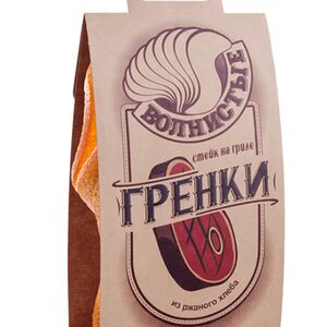 Гренки волнистые со вкусом Стейк на гриле