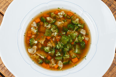 Говяжье консоме с квадруччи