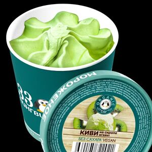 Мороженое 33 пингвина Киви vegan без сахара