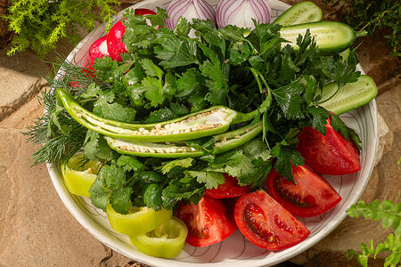 Кавказские овощи и зелень 1/2