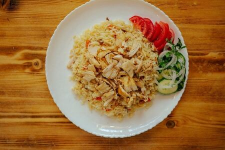 Узбекский плов с курицей